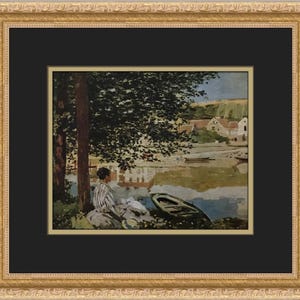 Claude Monet The River Custom Framed Print