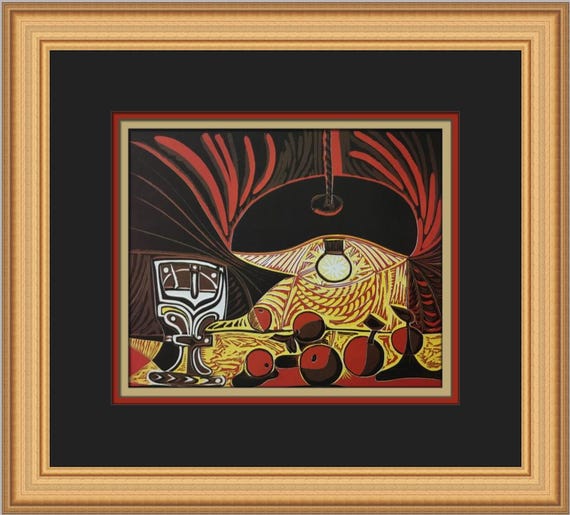 Pablo Picasso Still Life by Lamplight Custom Framed Print - Etsy