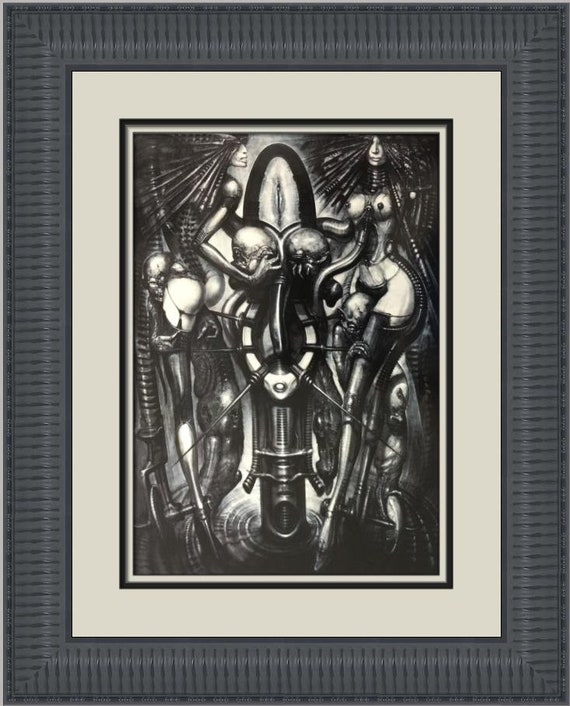 HR Giger H. R. Giger Witches' Dance Custom Framed Print - Etsy