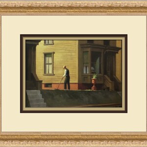 Edward Hopper Pennsylvania Coal Town Custom Framed Print