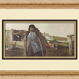 Andrew Wyeth Adam Custom Framed Print