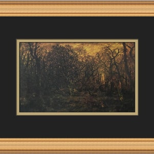 Theodore Rousseau Fontainebleau Forest Custom Framed Print