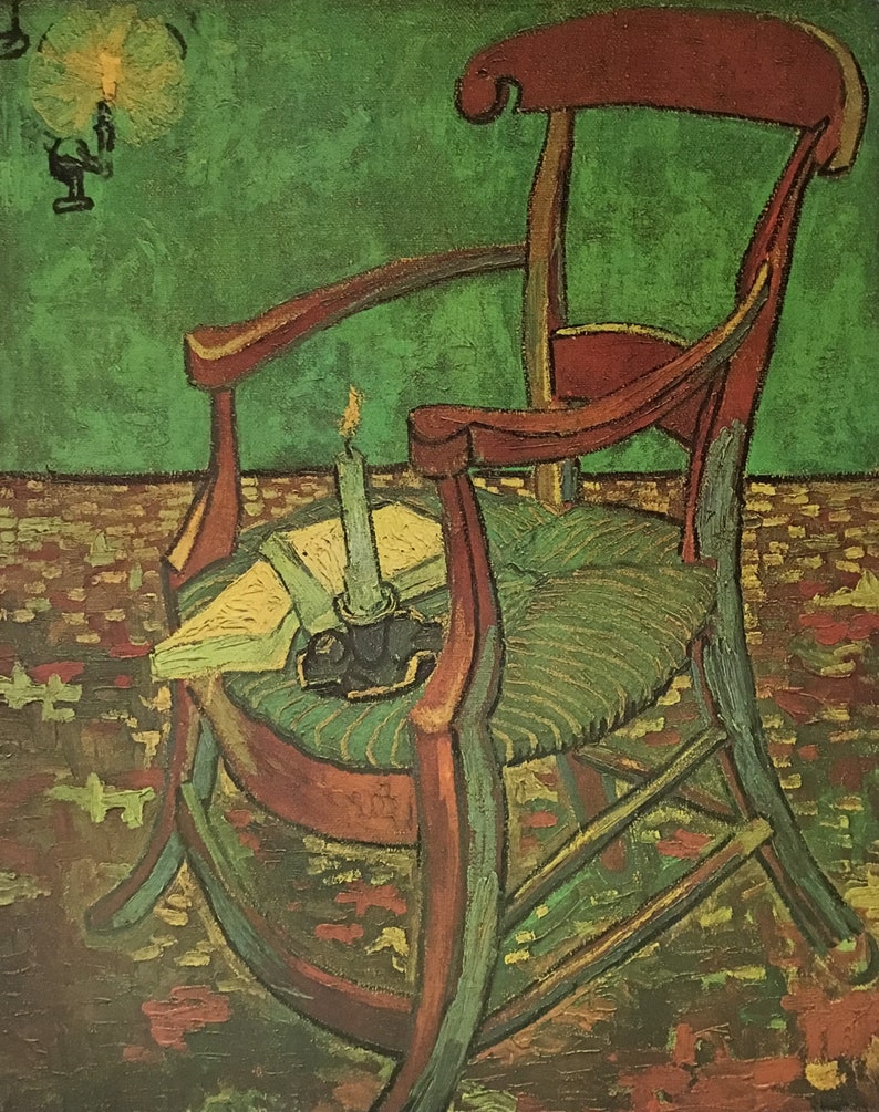 Vincent Van Gogh Gauguin's Chair Custom Framed Print - Etsy