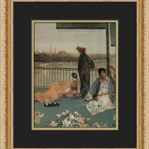 James Whistler The Balcony Custom Framed Print