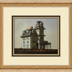 Edward Hopper House By The Railroad Custom Framed Print