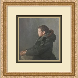 Andrew Wyeth Nicholas Custom Framed Print