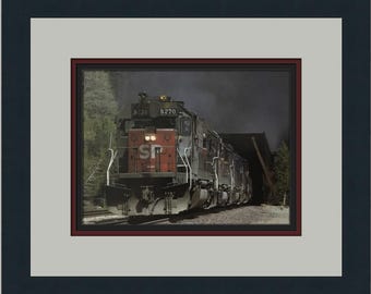 サザン パシフィック鉄道 7.5 x 9 6 枚のビンテージ白黒写真 6 枚の