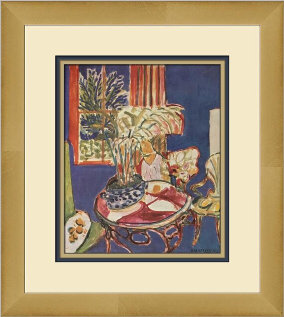 Henri Matisse、PETIT INTERIEUR BLEU HENRI MATISSE Petit Interieur
