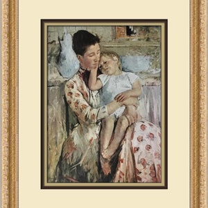 Mary Cassatt Mother and Child Custom Framed Print