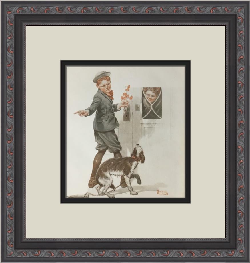 Norman rockwell dog - Etsy 日本