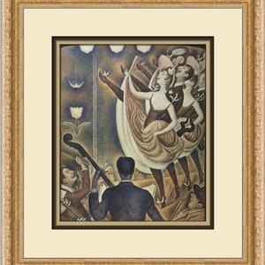 Impressão emoldurada personalizada Georges Seurat Cahut