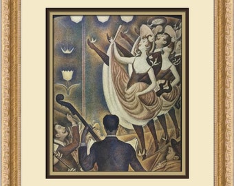 Georges Seurat Cahut Custom Framed Print