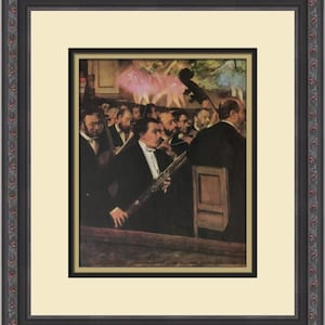 Edgar Degas The Orchestra of the Paris Opera Custom Framed Print