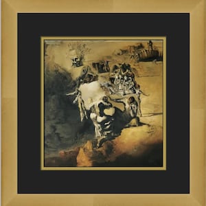 Salvador Dali The Great Parandlac Custom Framed Print