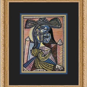 Picasso seated woman - Etsy 日本