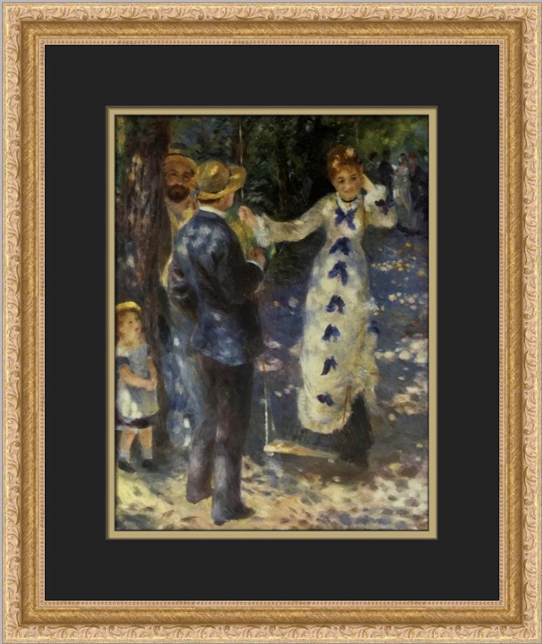 Pierre-auguste Renoir the Swing Custom Framed Print - Etsy