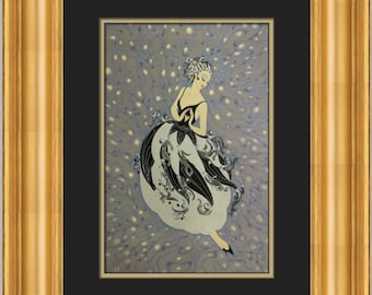Erte Tuxedo Custom Framed Print