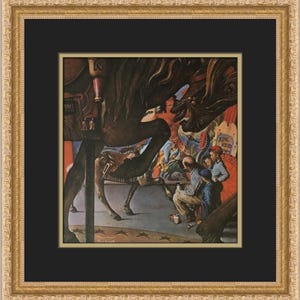 Norman Rockwell Carnival Custom Framed Print