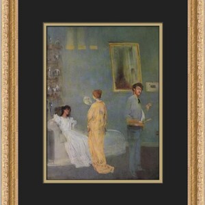 James Whistler The Artist&#39;s Studio Custom Framed Print
