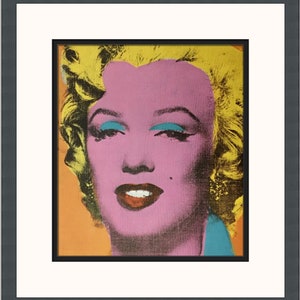 Andy Warhol Marilyn Monroe Custom Framed Print