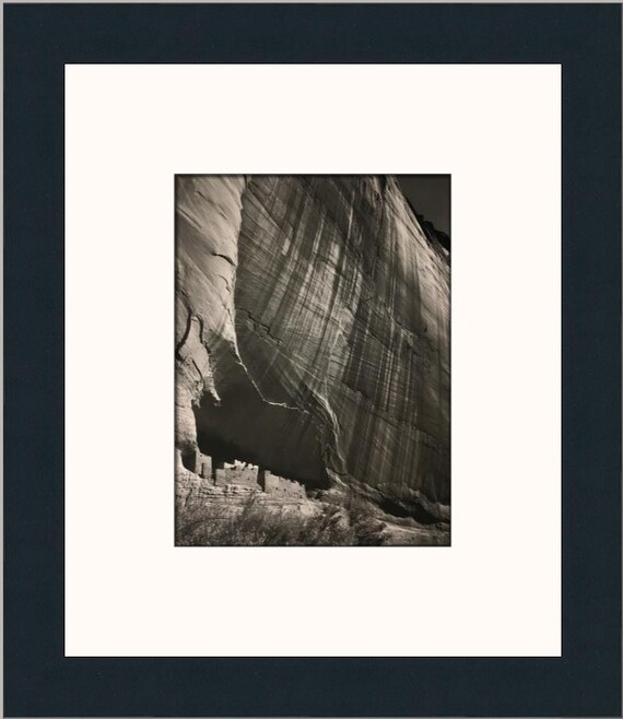 Ansel Adams White House Ruin Canyon De Chelly AZ Custom Framed