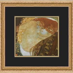 Gustav Klimt Danae Custom Framed Print