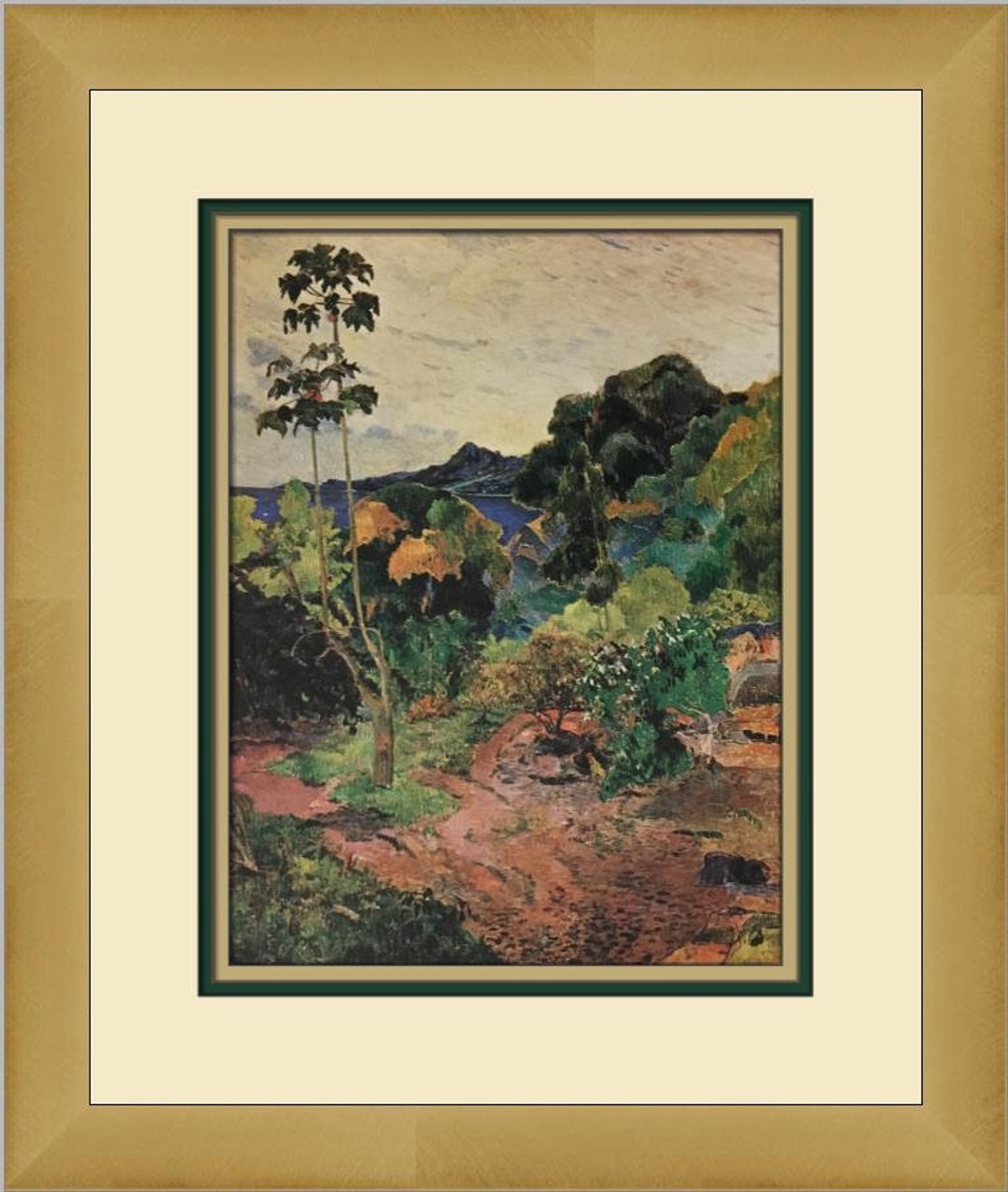 Paul Gauguin Martinique Landscape Custom Framed Print - Etsy
