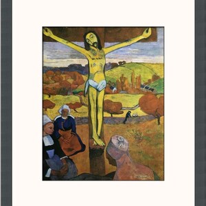 Paul Gauguin The Yellow Christ Custom Framed Print