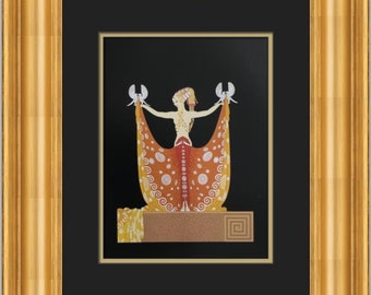 Erte Venus Impresión Personalizada Enmarcada
