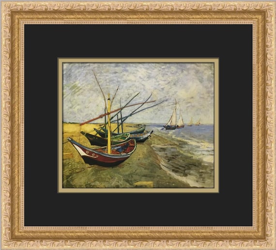 ゴッホ展 絵画セット グラジオラス 浜辺の漁船 ゴッホ展 絵画セット グラジオラス 浜辺の漁船 ゴッホ展 絵画セット