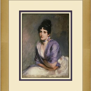 John Singer Sargent Mrs. Frank Millet Custom Framed Print