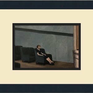 Edward Hopper Intermission Custom Framed Print