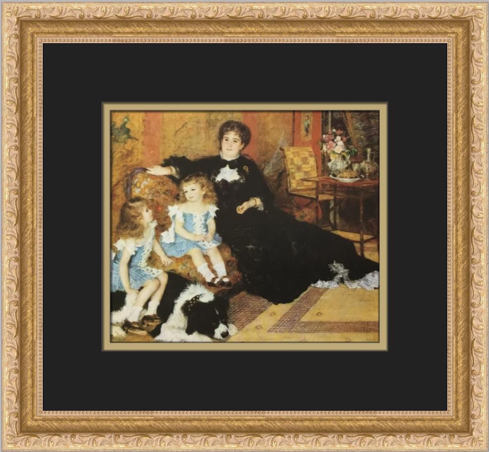 ピエール＝オーギュスト・ルノワール「シャルパンティエ夫人とその子供