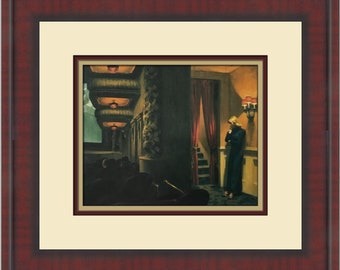 Edward Hopper New York Movie Custom Framed Print