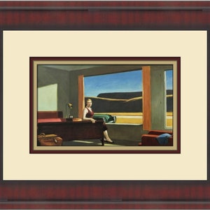 Edward Hopper Western Motel Custom Framed Print
