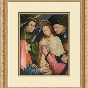 Hieronymus Bosch Christ Crowned in Thorns Custom Framed Print