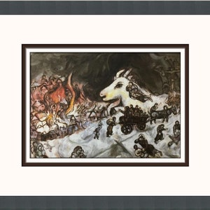 Marc Chagall War Custom Framed Print