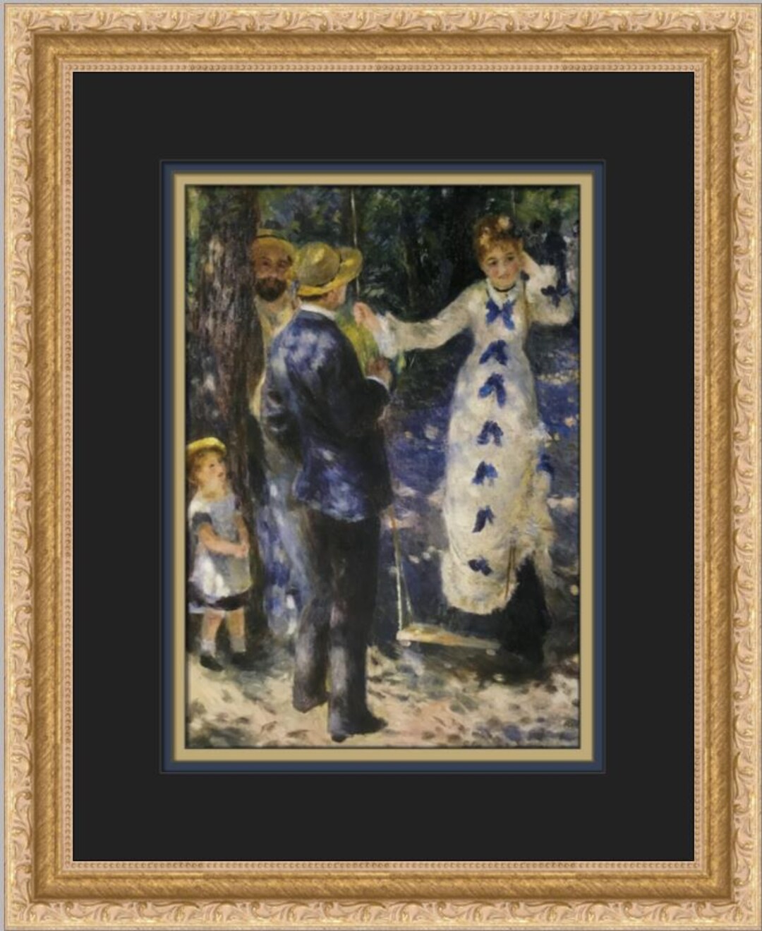 Pierre-auguste Renoir the Swing Custom Framed Print - Etsy