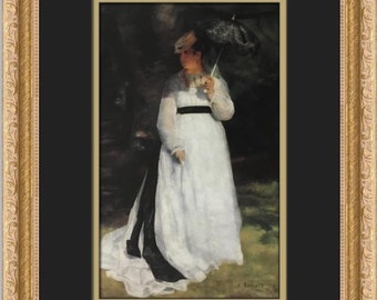 Pierre-auguste Renoir Lise With a Parasol Custom Framed Print - Etsy