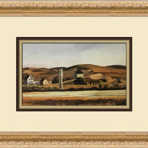 Edward Hopper The Camel&#39;s Hump Custom Framed Print