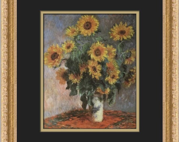 Claude Monet Sunflowers - Mosaic Reproduction main image 0