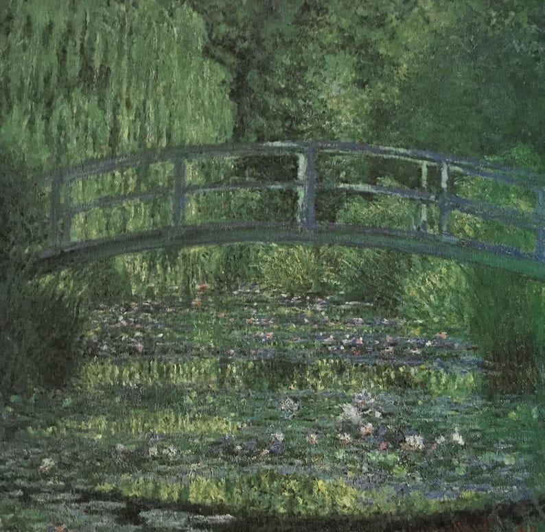 Claude Monet the Water Lily Pond Custom Framed Print - Etsy