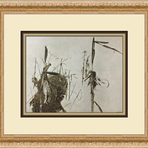 Andrew Wyeth Winter Corn Custom Framed Print