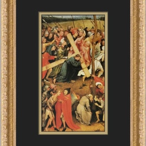Hieronymus Bosch Christ Carrying the Cross Custom Framed Print