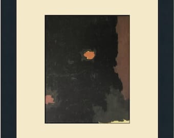 Clyfford Still 1950 B Custom Framed Print