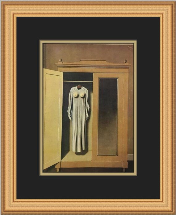 Rene Magritte Homage to Mack Sennett Custom Framed Print - Etsy