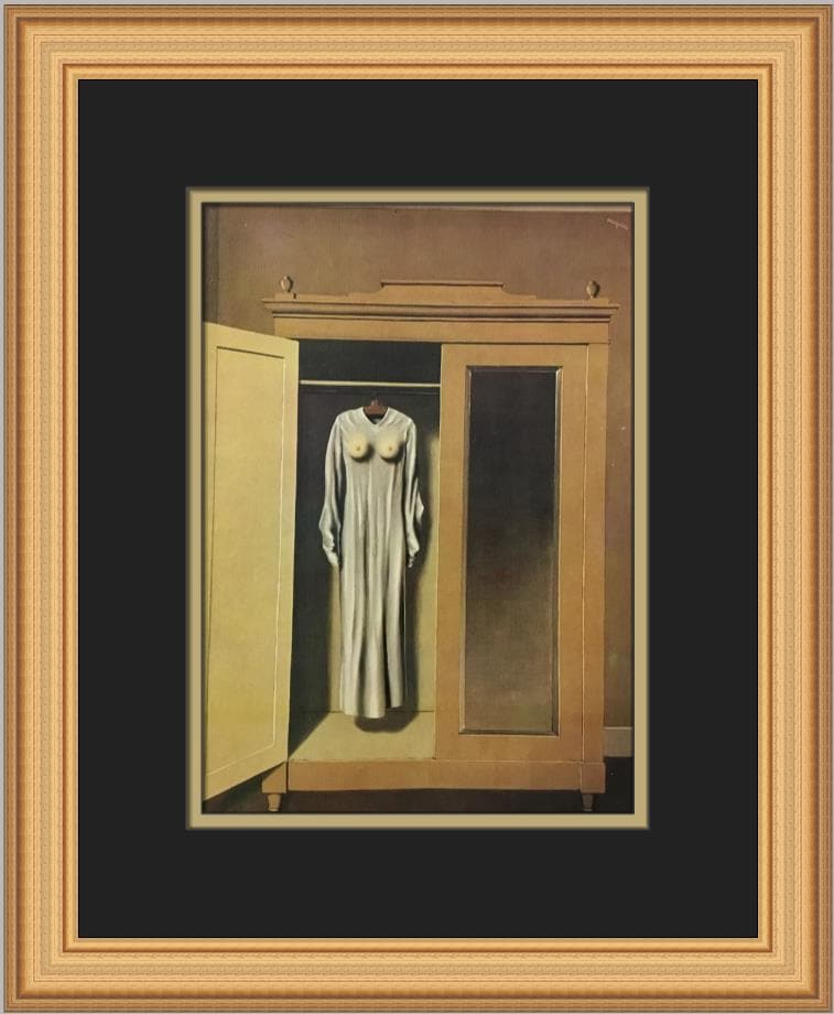 Rene Magritte Homage to Mack Sennett Custom Framed Print - Etsy