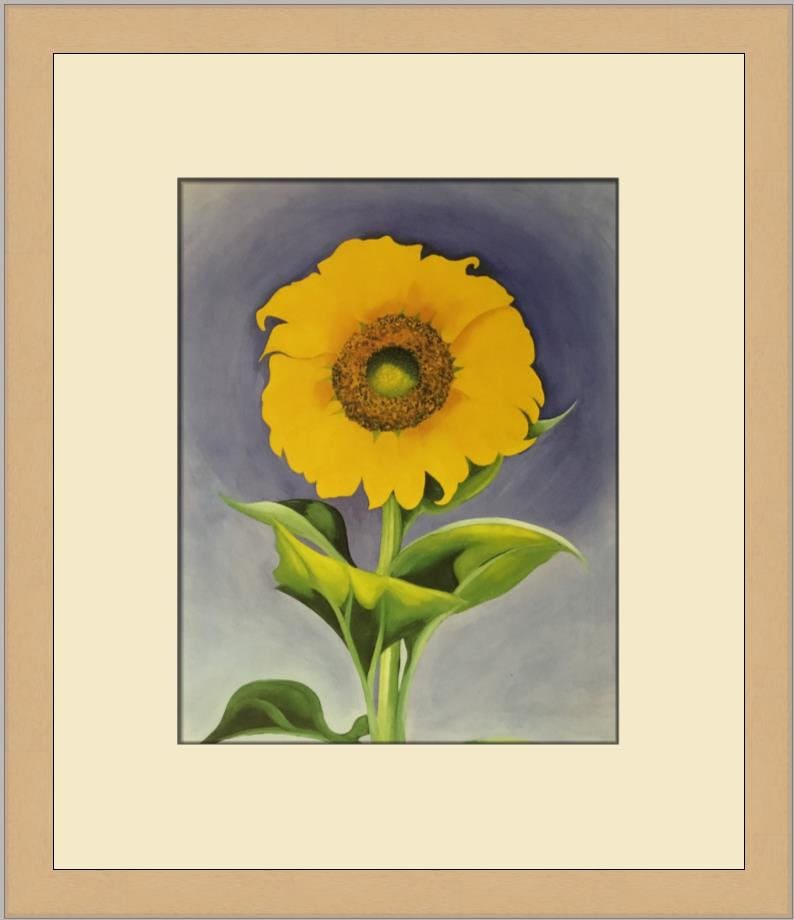 Georgia O'keeffe Sunflower Mexico II Custom Framed Print - Etsy