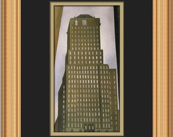 Georgia O'Keeffe Shelton Hotel NY No.1 wydruk w ramie na zamówienie