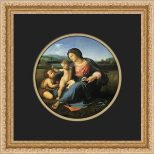 Raphael The Alba Madonna Custom Framed Print